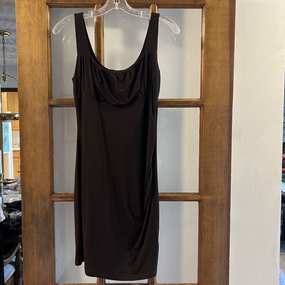 ✨ Three Dots Brown Dress – Women’s Size Medium